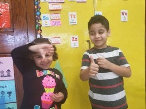 We talked about how we can have different opinions and still be friends. Here, one friend likes candy corn and the other does not!