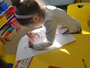 We used our work on writing time to write and draw messages to Mr. Abu-Rus to show we are thankful for his dedication to all of the Oakman Lions!