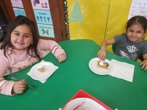 Many of the children liked the pumpkin pie!