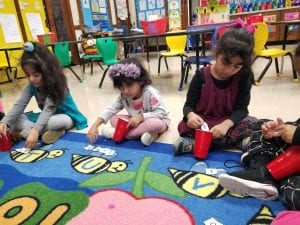 We practiced recognizing numbers 0-5 and putting them into sequential order. Please practice activities like this at home!