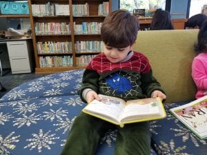 We picked out our own books!