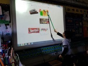 This friend said, "My favorite candy is gummy bears!" too.