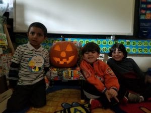 We named our Jack-O-Lantern...Jack!
