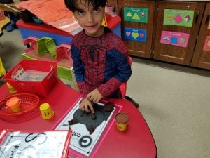 We love using playdough!