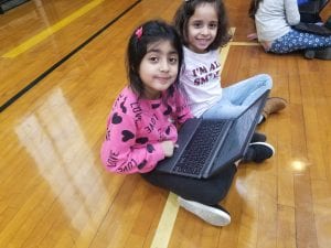 We enjoyed Chromebooks and Starfall.com with our Book Buddies!