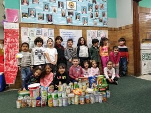We are thankful for our families teaching us how to be giving and generous!