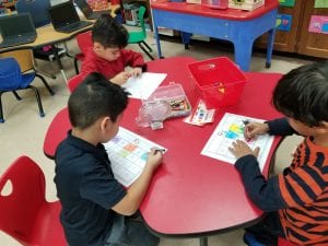 We practiced identifying the letter Rr and its sound!