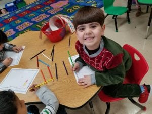 We are writing about what makes our heart feel thankful!