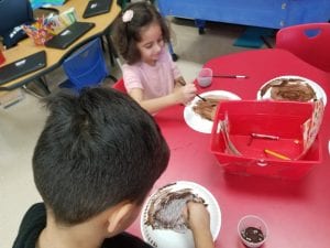 We painted a paper plate brown for the body of our turkey!