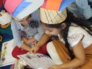 We practiced word by word matching as a reading strategy during Read to Someone! 