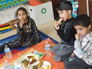 We enjoyed sharing a meal with our families and friends!