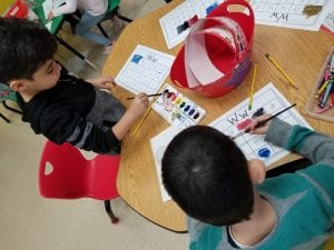 Letter Ww makes the sound that we hear at the beginning of watercolors!