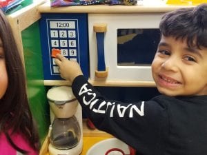 This friend found a button on the kitchen shaped like a square!