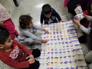 We have been working with PreK on creating an awesome milk carton structure!