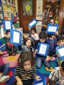 We practiced writing letter Qq!