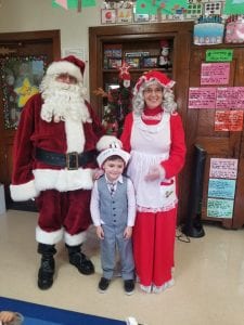 Santa and Mrs. Claus visited our classroom!