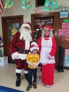 Santa and Mrs. Claus visited our classroom!