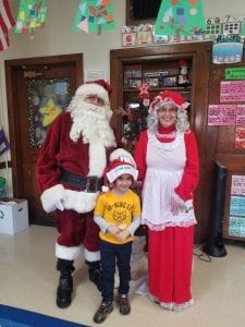 Santa and Mrs. Claus visited our classroom!