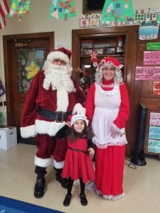 Santa and Mrs. Claus visited our classroom!