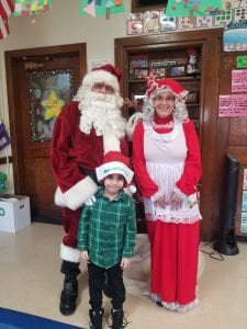 Santa and Mrs. Claus visited our classroom!