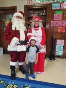 Santa and Mrs. Claus visited our classroom!