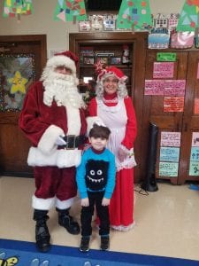 Santa and Mrs. Claus visited our classroom!