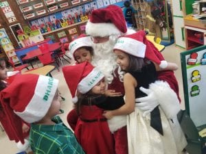 Santa and Mrs. Claus were so nice and showed us lots of love!