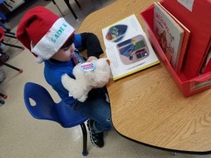 We each named our special teddy polar bears! Then we showed our bears how we do Daily 5!