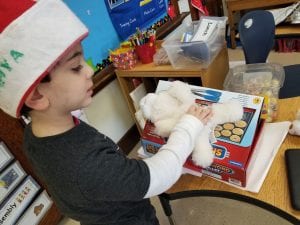 This box is longer than the bear!