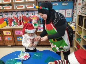 Thank you for your help at the party, Mrs. Boussi!