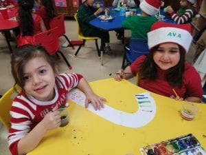 We designed our own candy canes using watercolors! (Thank you, Ms. Stewart)