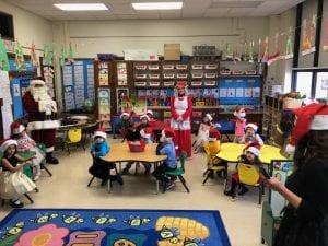 Santa and Mrs. Claus were so nice and showed us lots of love!
