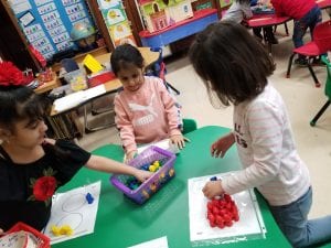 We even reviewed sorting by size and color.
