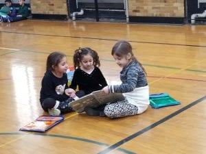 Our book buddies are so great! Thank you, Ms. Earle's class!