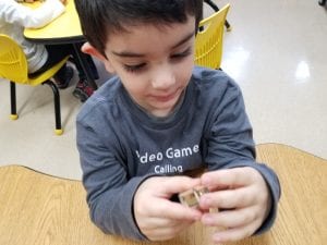 We saw many preserved non-living insects and arachnids too! We had to tell if we thought they were an arachnid or insect and why!