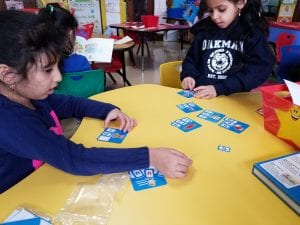 We are practicing segmenting and blending sounds together to make words.