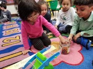 Measuring with non standard items is a fun way for children to learn about attributes they can use when comparing different items.