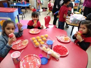 We had a fun Valentine's Day party!