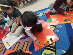 We practiced making equal groups!