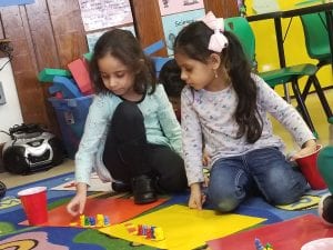 We practiced making equal groups!