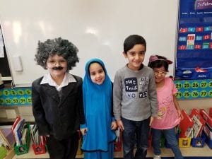 We aged to 100 years old on the 100th day of school!