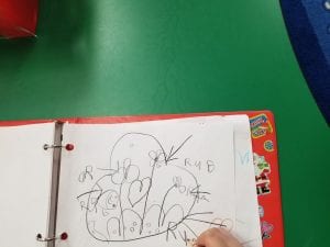 We wrote about our fish in our Work on Writing Notebooks!