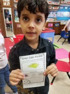 We made predictions if we would like the green eggs and jam before we tried it!