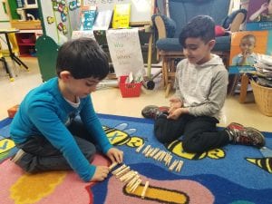 We are practicing comparing numbers and identifying what is more and what is less!