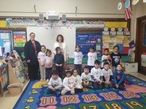 Mrs. Lamberti, (director at Cotter), and Mrs. Timpf, Instructional Coach, visited us to read!