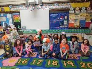 We had crazy hair day for spirit week...dress mis-match day!