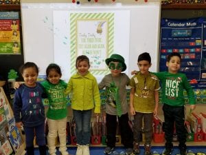 We wore green!