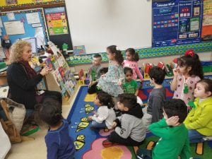 Dr. Chochol read to us about the importance of never giving up on our dreams! She talked about her dreams and goals when she was 5 years old too! 