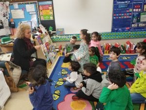 Dr. Chochol read to us about the importance of never giving up on our dreams! She talked about her dreams and goals when she was 5 years old too! 