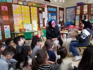 Noor and Dana faithfully come every Wednesday with amazing stories to read to the children. They oftentimes, go above and beyond and engage the children in an activity that they prepare on their own!!! Take a look at these future educators!!! (Actually, they are educators each time they visit us :) ) Thank you to these amazing and selfless girls!